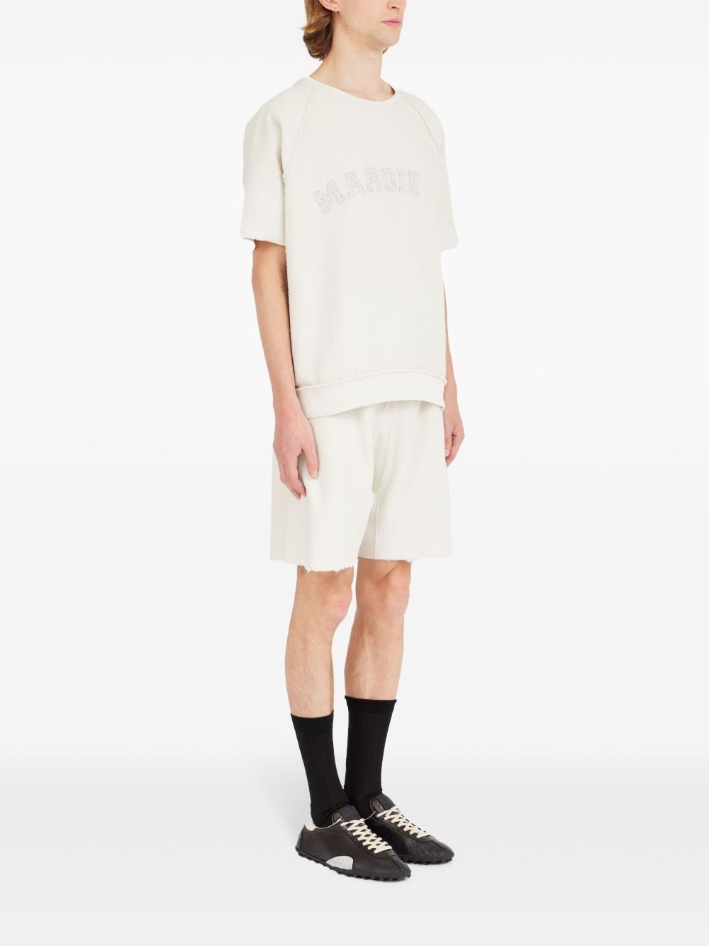 logo-embroidered T-shirt - 3