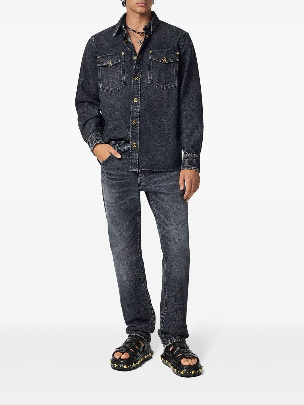 denim shirt - 2
