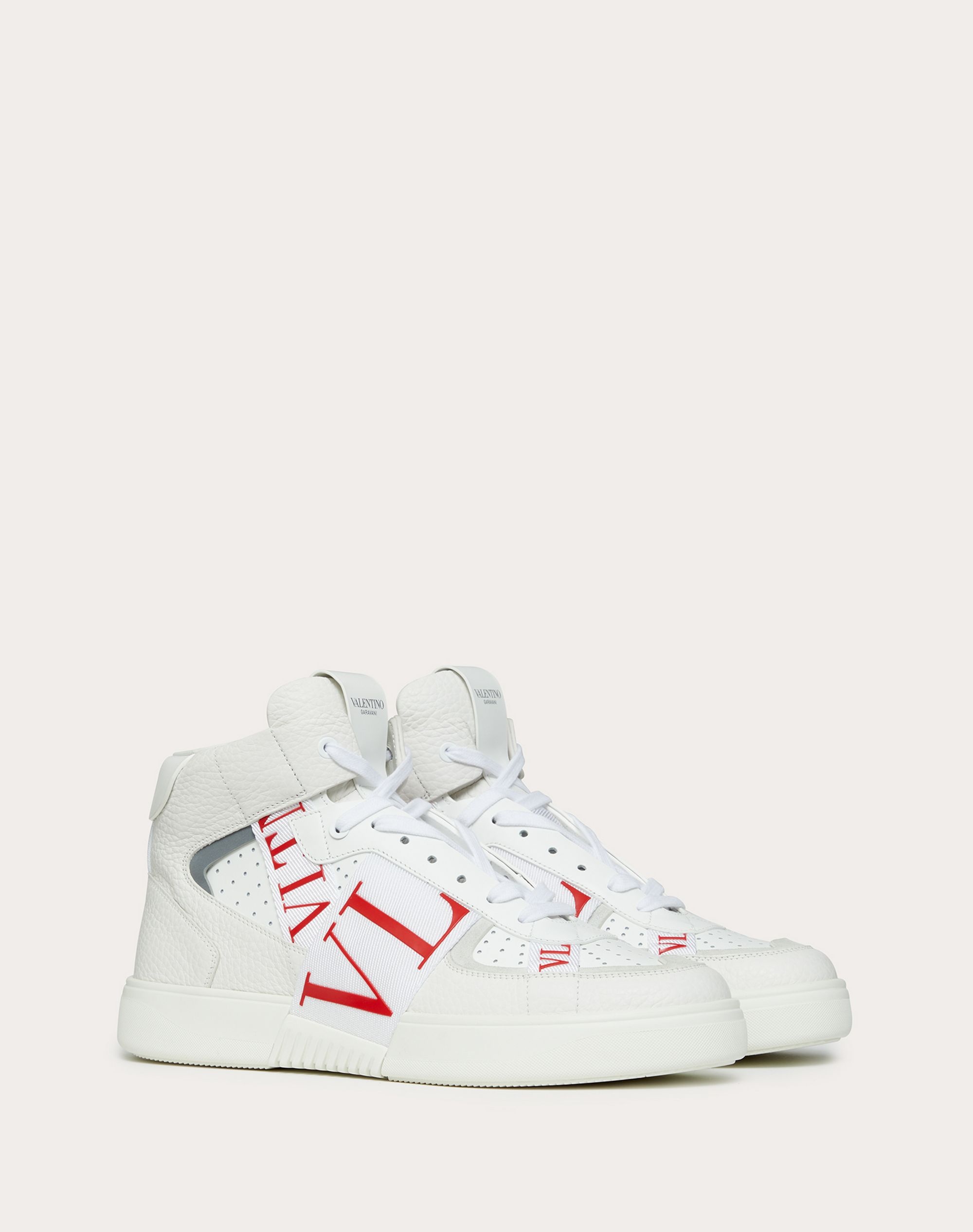 Mid-Top Calfskin VL7N Sneaker with Bands - 2