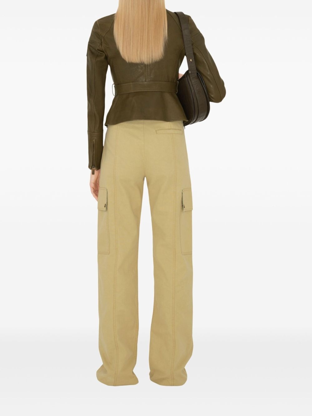 Zip straight-leg trousers - 4