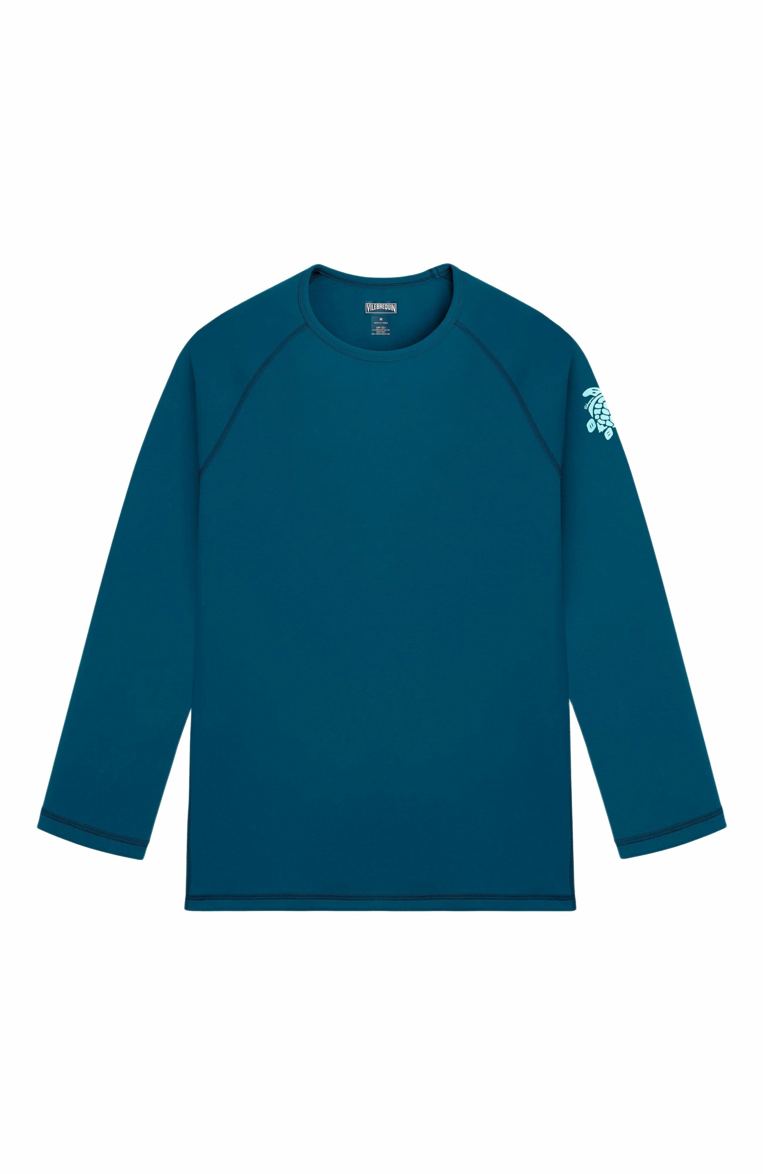 Vilebrequin Men's Solid Long Sleeve Rashguard in Paon at Nordstrom - 2