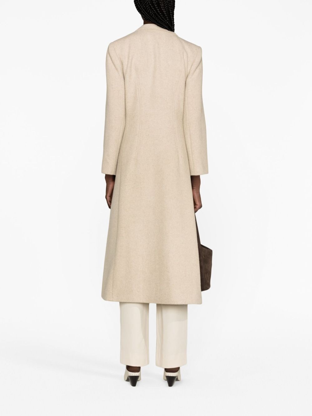 Gardeniia fringed long coat - 4