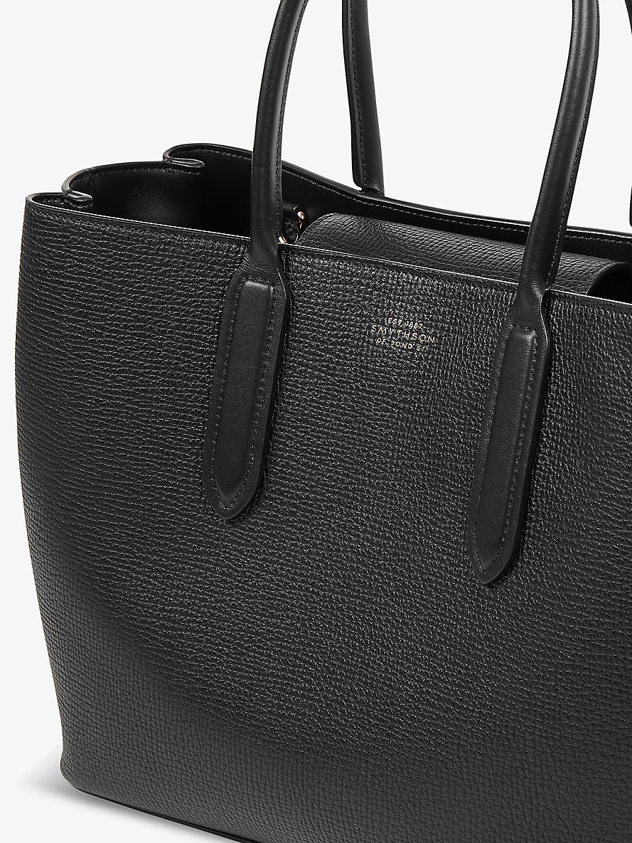 【SMYTHSON】Ludlow Small◆レザー◆エンボスロゴ トートバッグ Smythson スマイソン SMYTHSON バッグ レディース 2WAYハンド