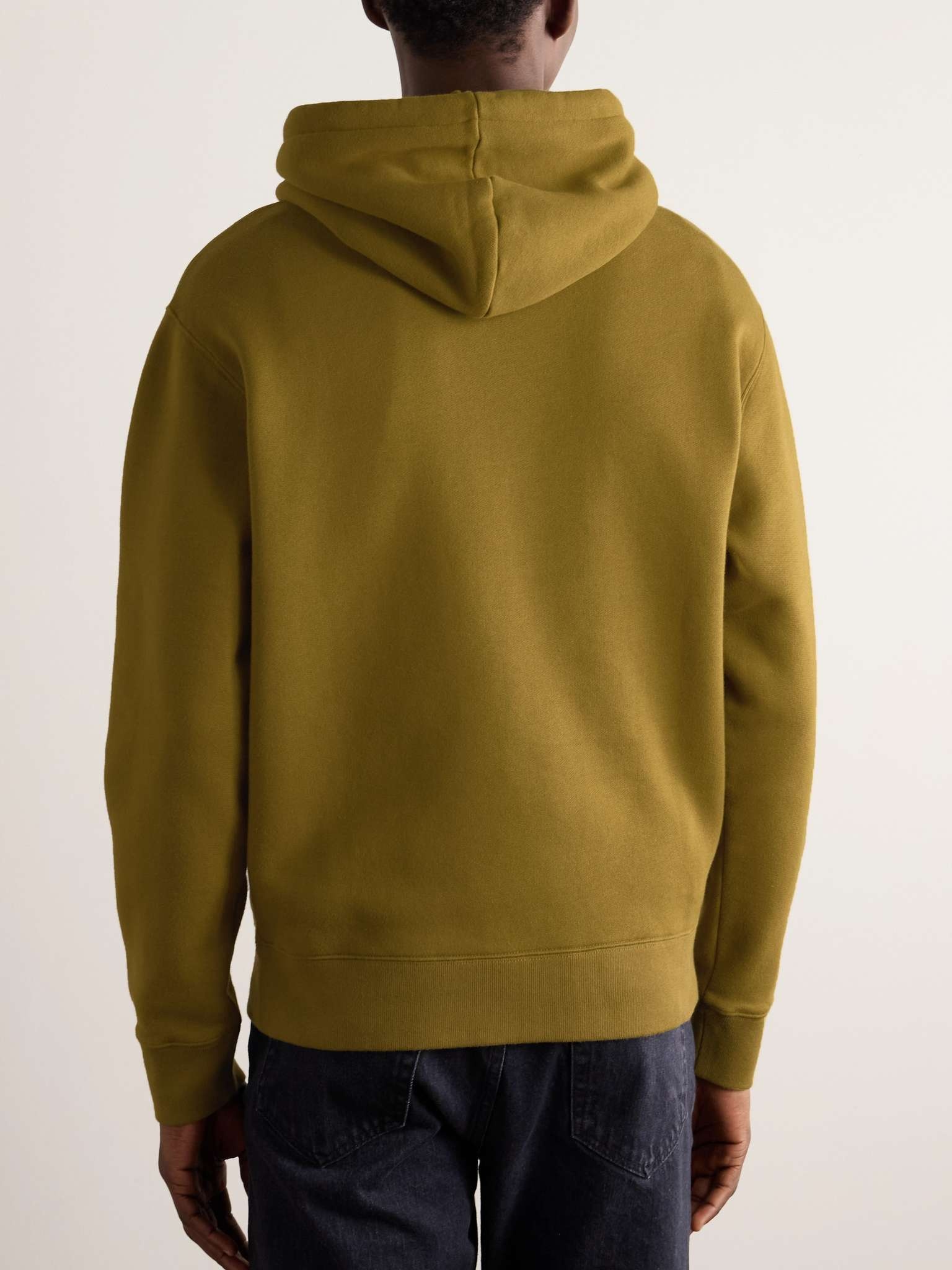 Logo-Appliquéd Cotton-Jersey Hoodie - 3