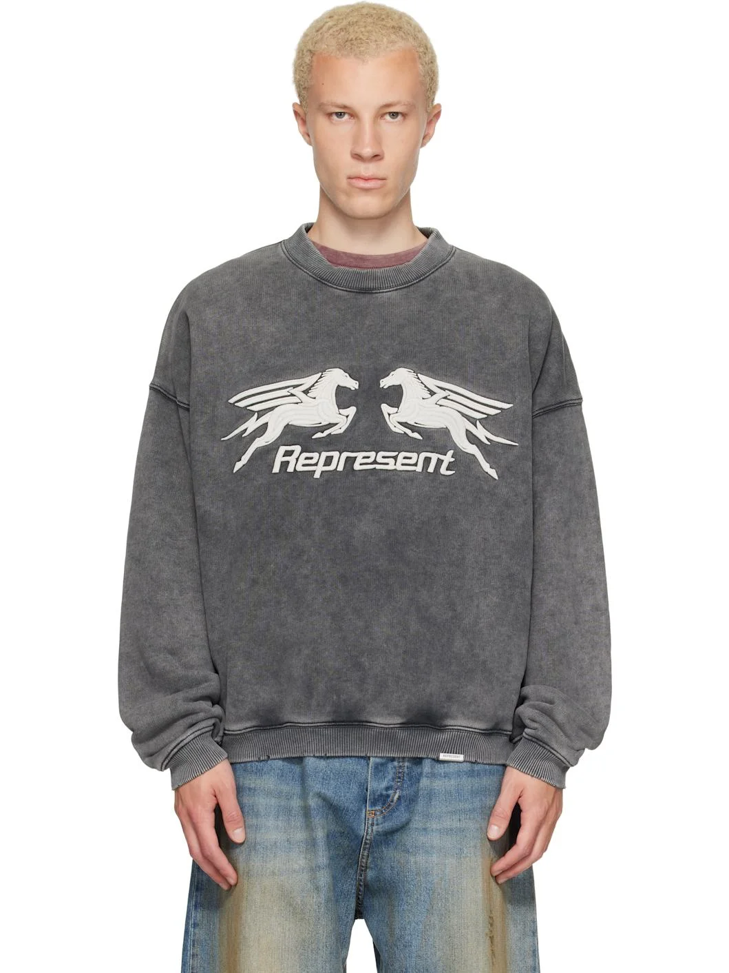 Gray Pegasus Sweatshirt - 1