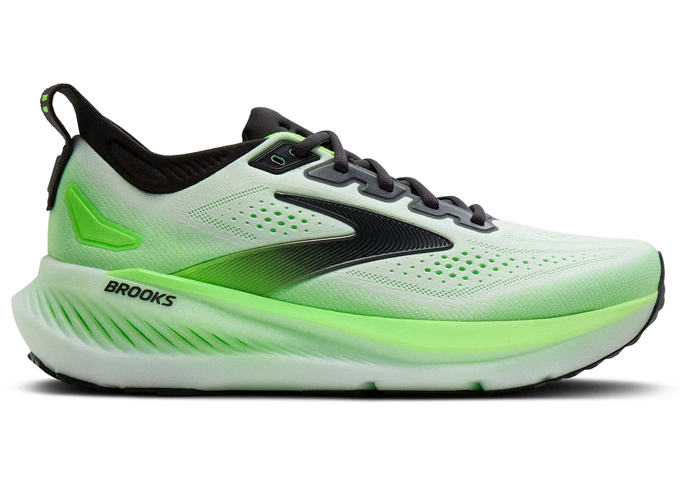 Brooks Glycerin 23 White Phantom Green Gecko - 1