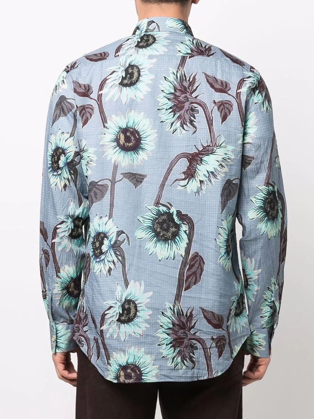 sunflower print shirt - 4