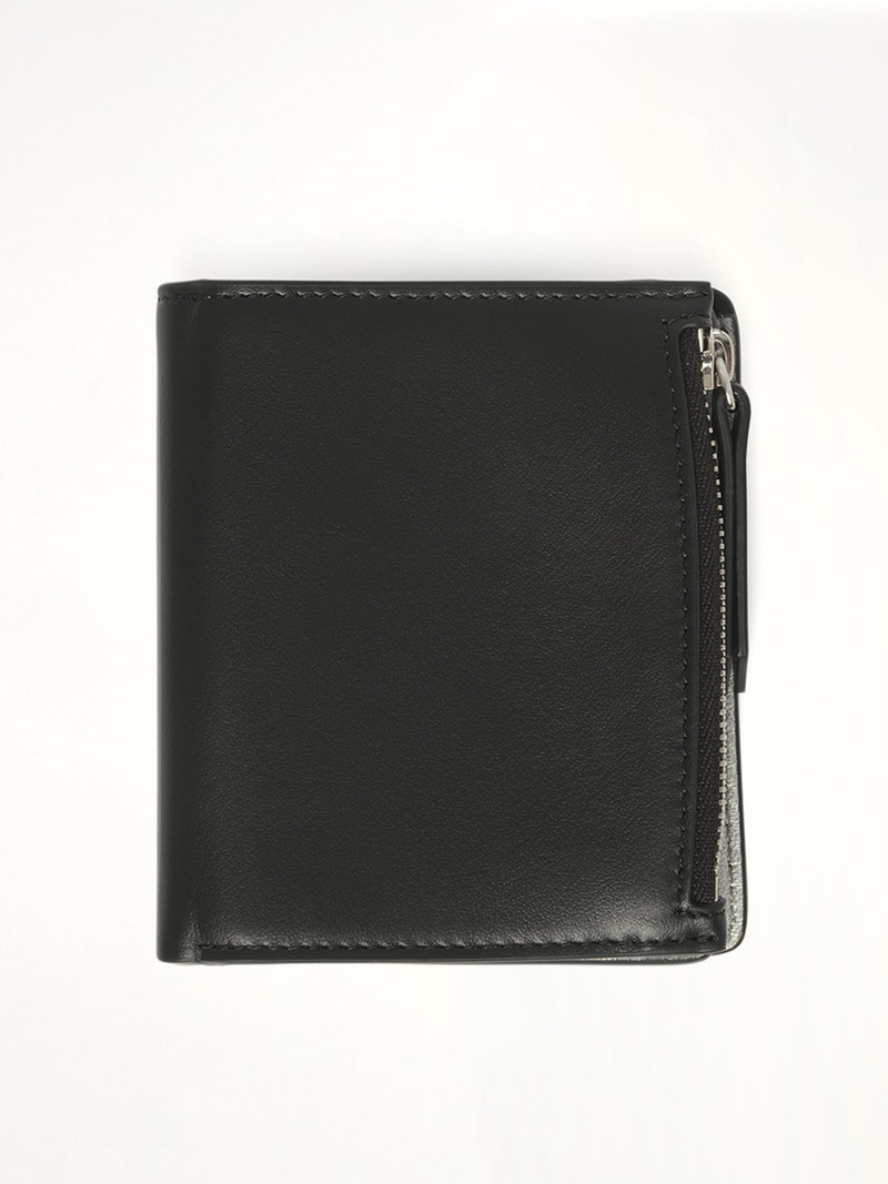Maison Margiela Maison Margiela Flip Wallet in Black/Silver outlook