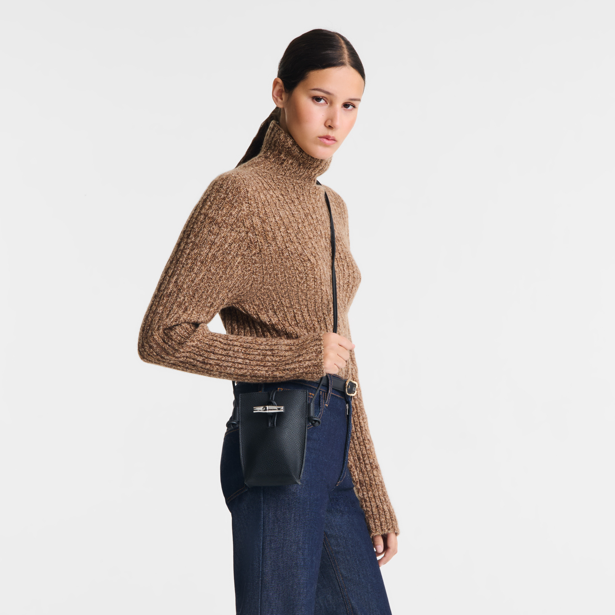 Le Roseau Phone case Black - Leather - 2