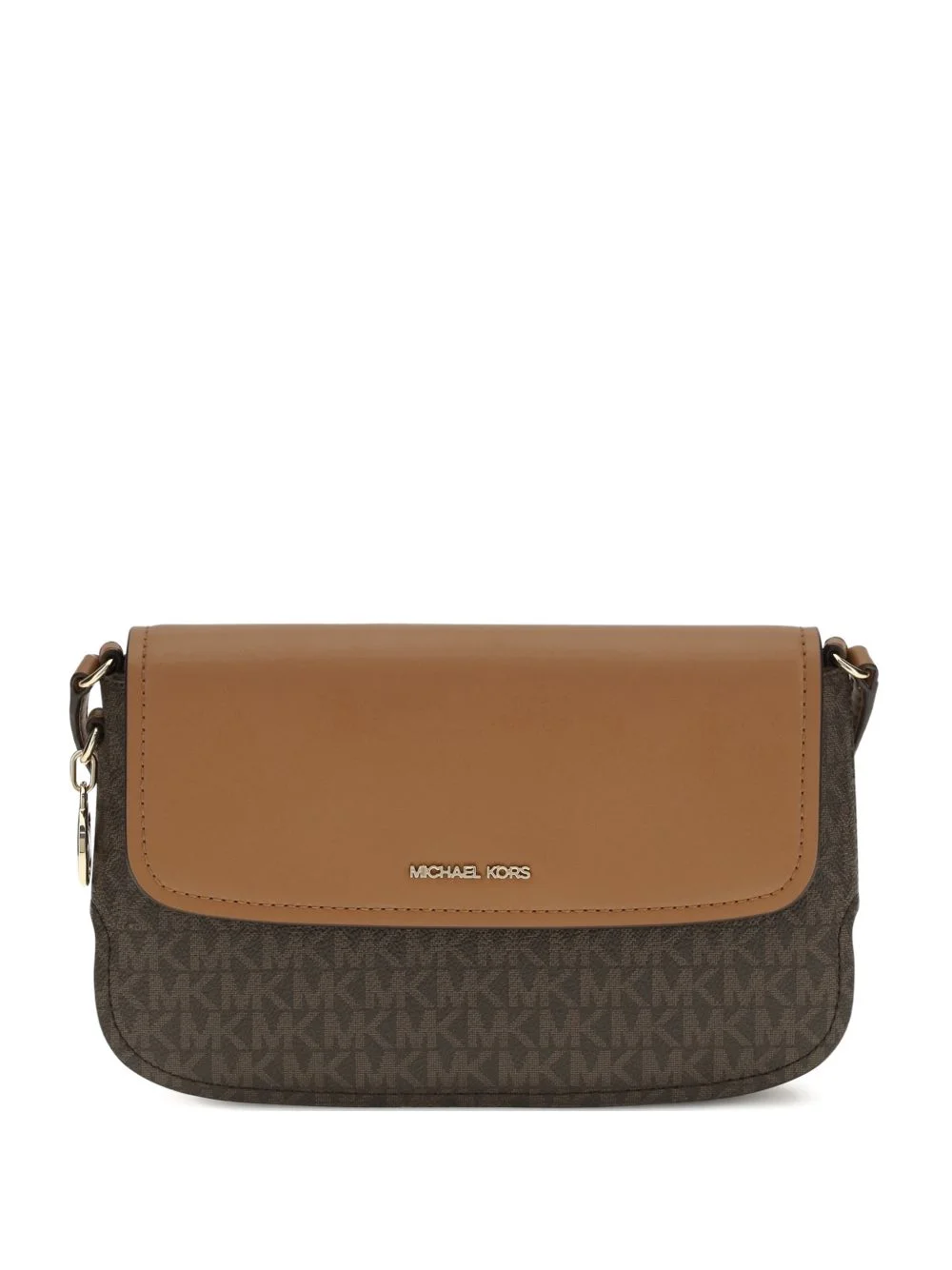 logo-pattern crossbody bag - 1