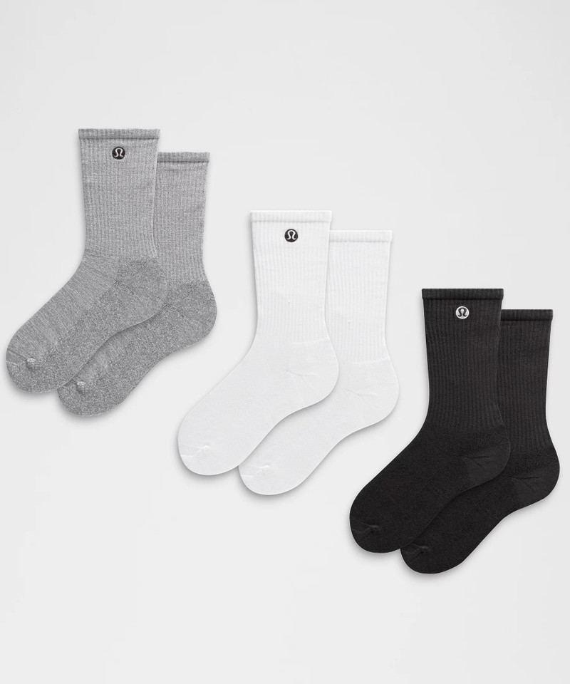 Unisex Daily Essential Quarter Socks *3 Pack 1