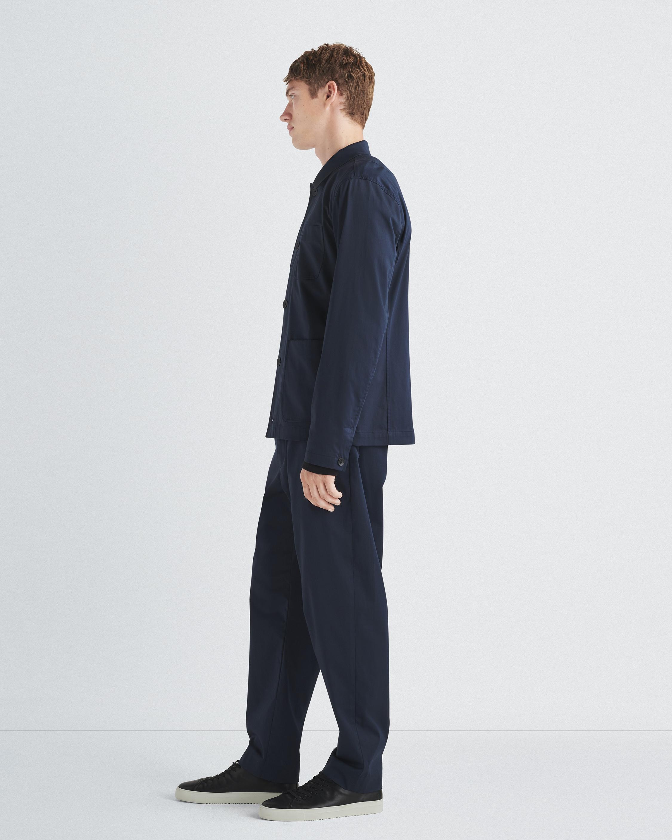 Shift Cotton Sateen Trouser
Straight Fit - 4