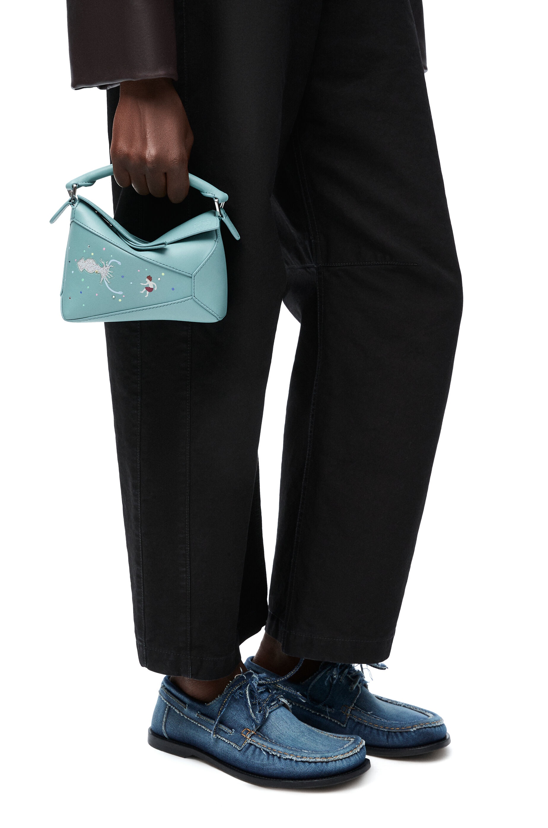 Squid mini Puzzle bag in nappa calfskin - 2