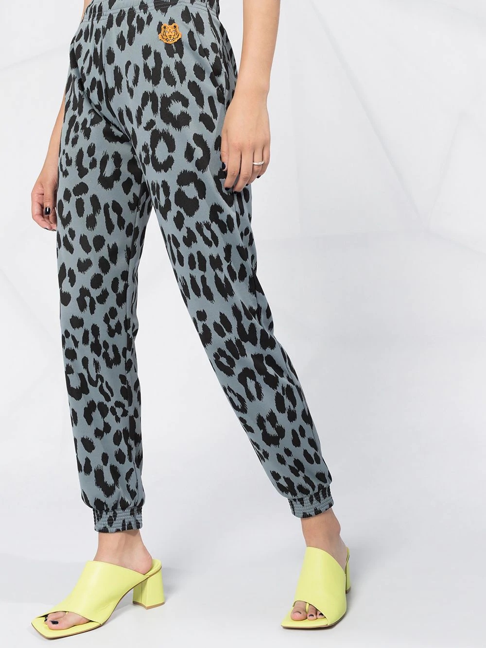 leopard print trousers - 5