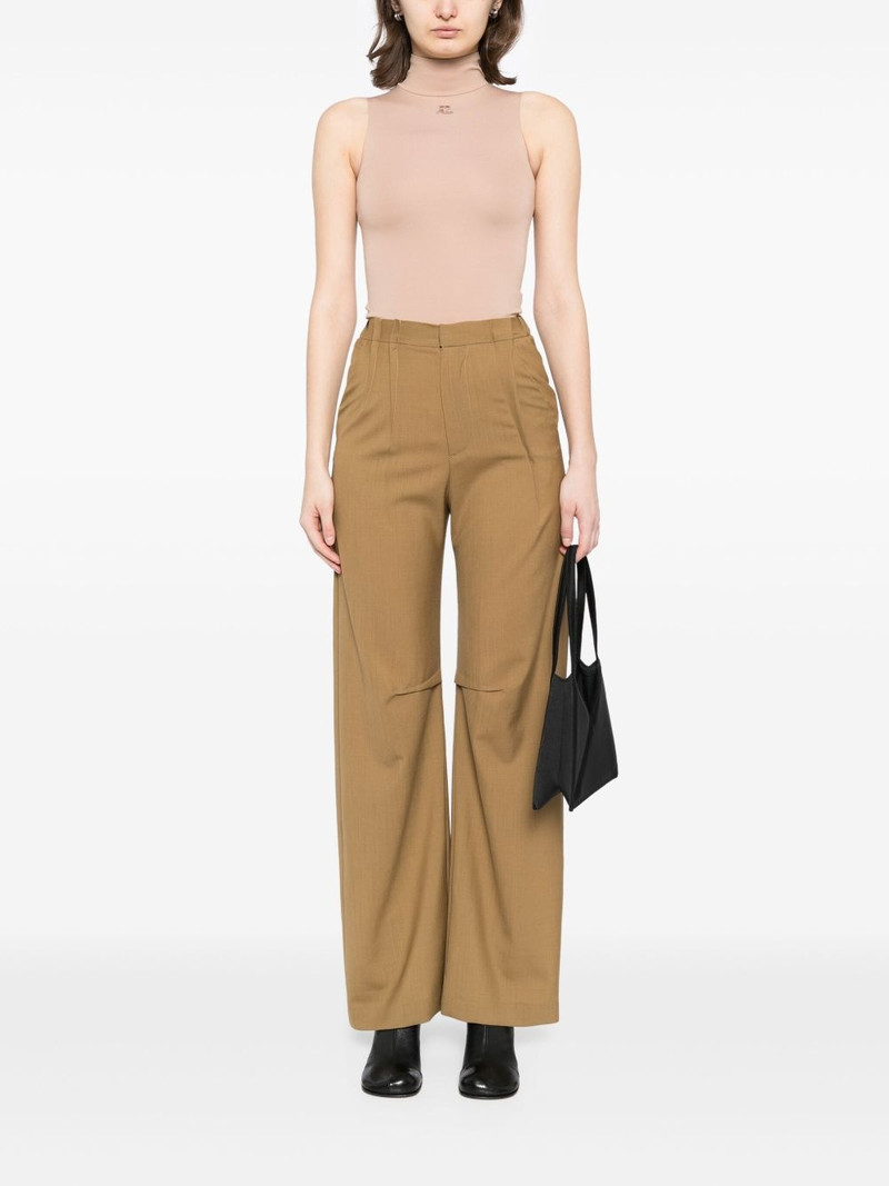 MM6 Maison Margiela pleat-detailing trousers outlook
