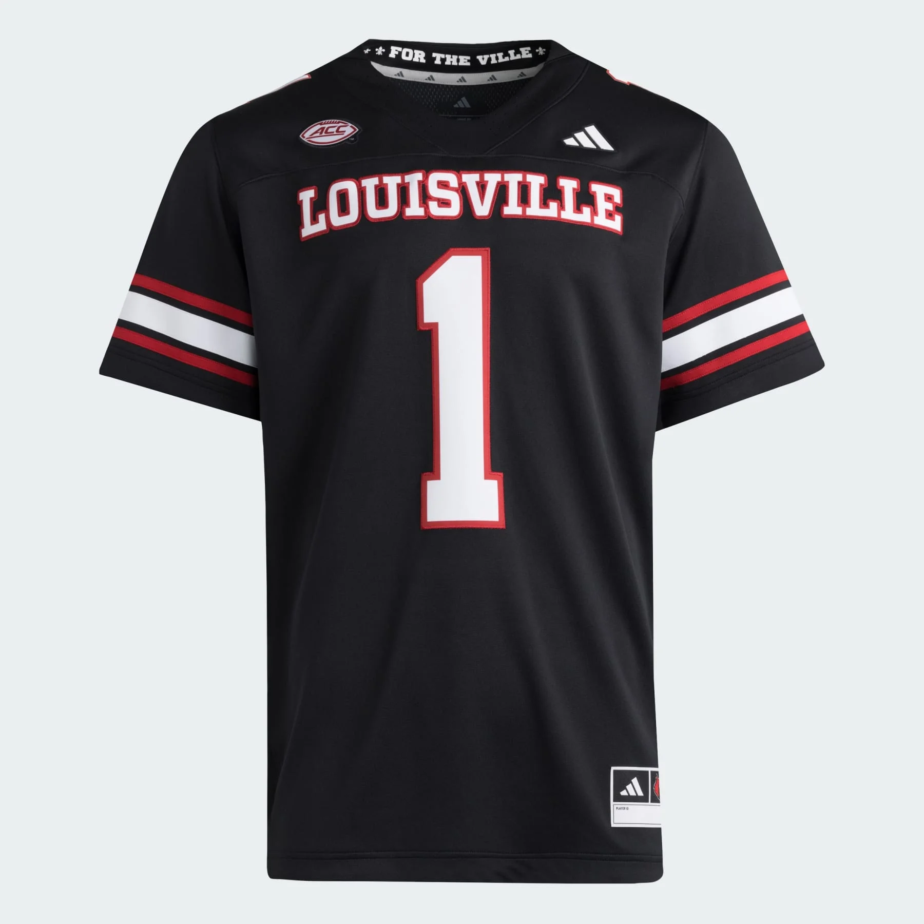 Louisville Cardinals Premier Strategy Throwback Football Jersey - 1