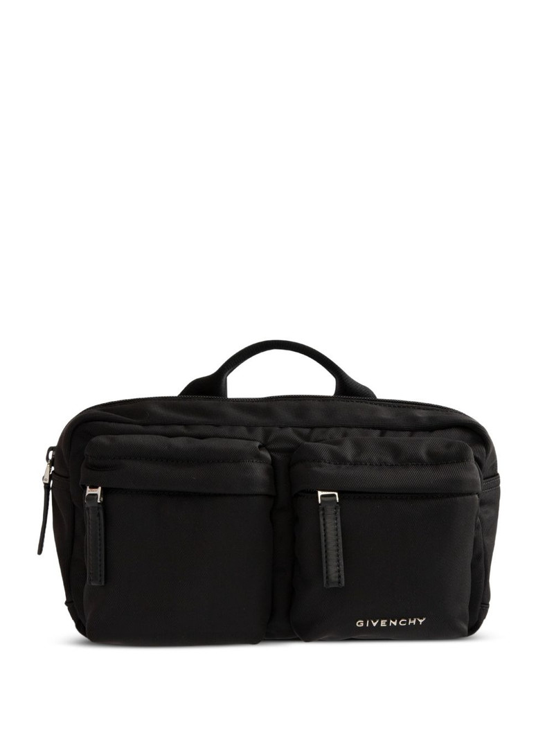 multi-pocket top-handle belt bag 1