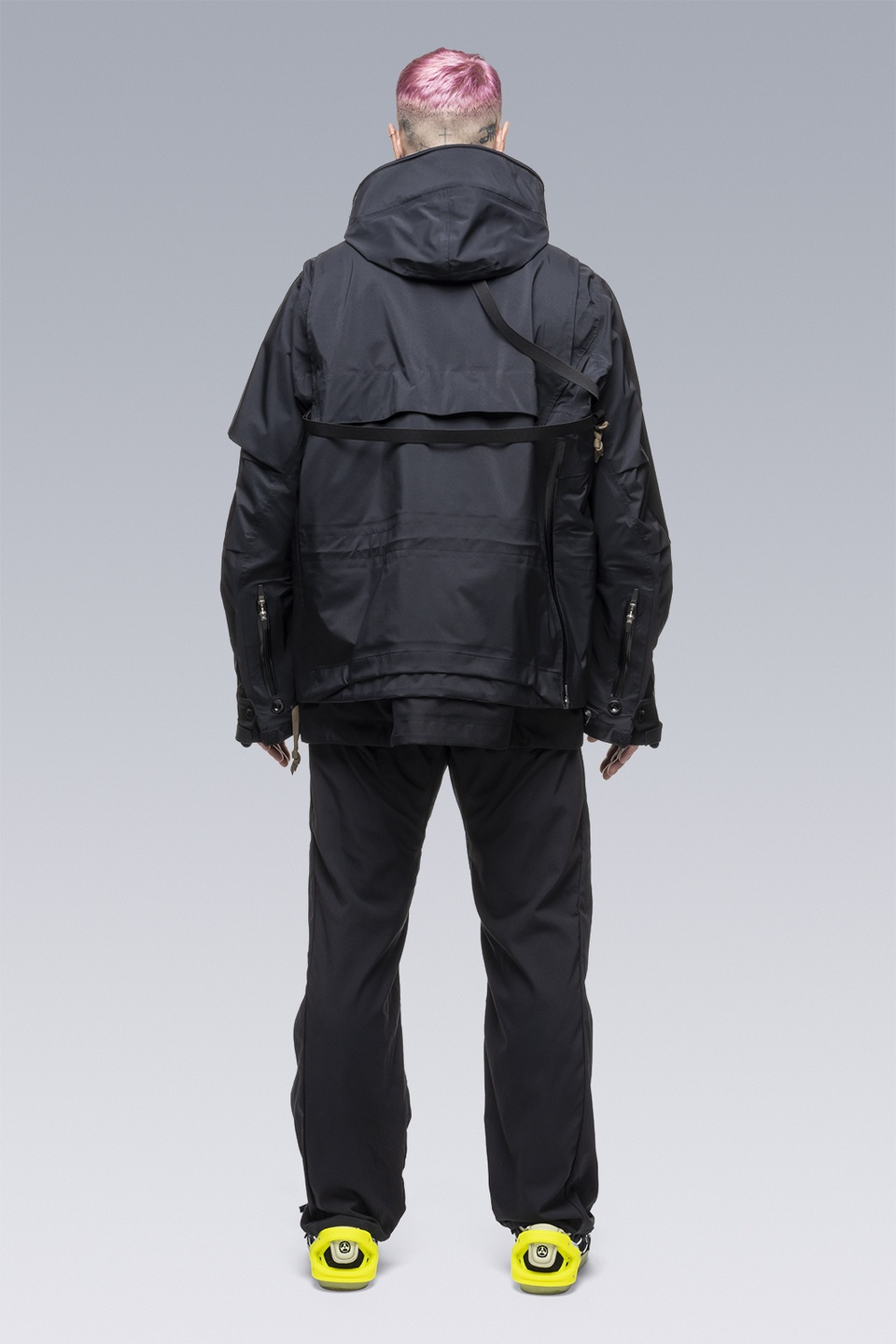 SAC-J2761 sacai / ACRONYM Field Jacket Black - 4