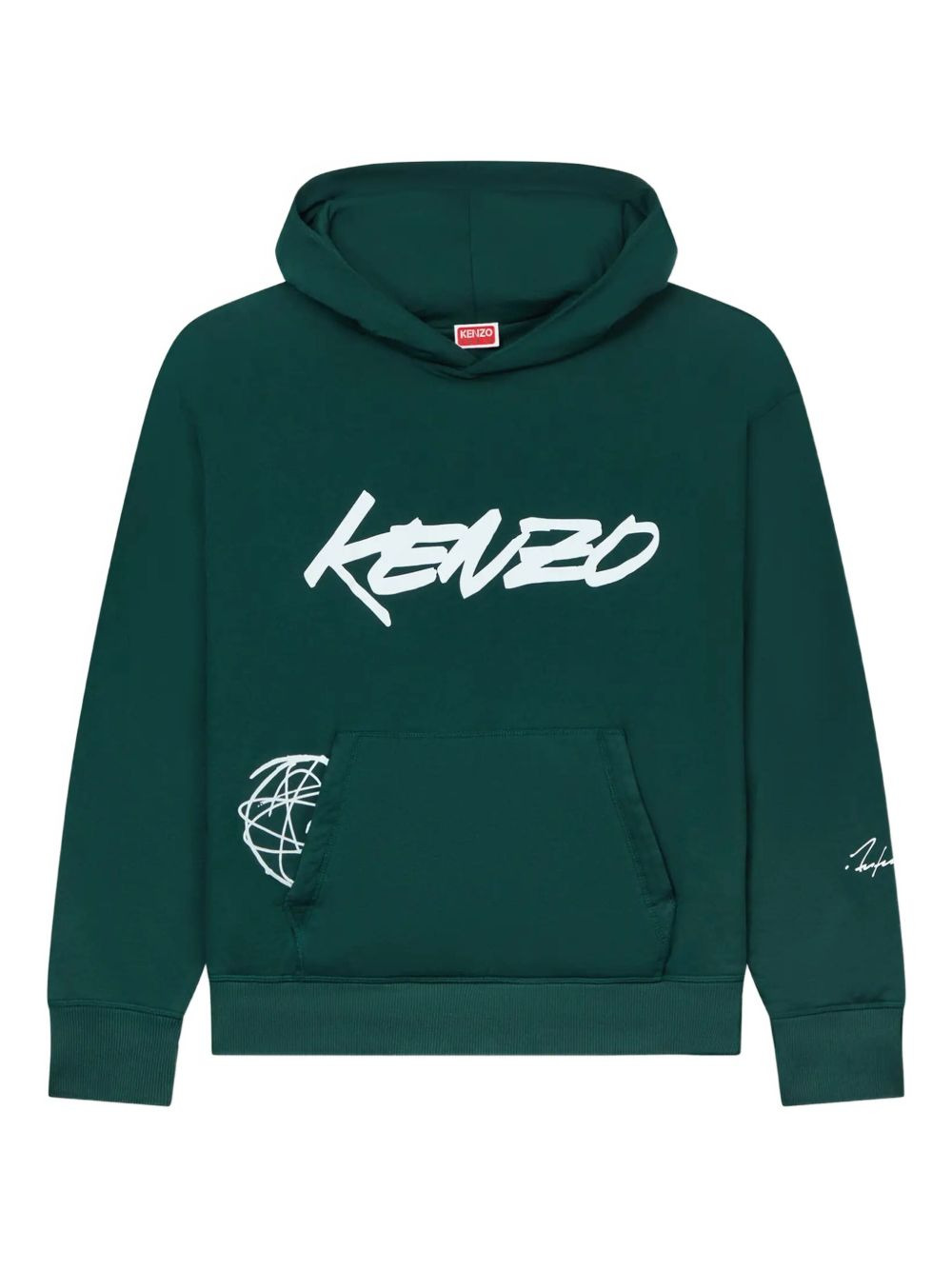 X FUTURA 2000 ATOM-FLOWER PRINT HOODIE - 1