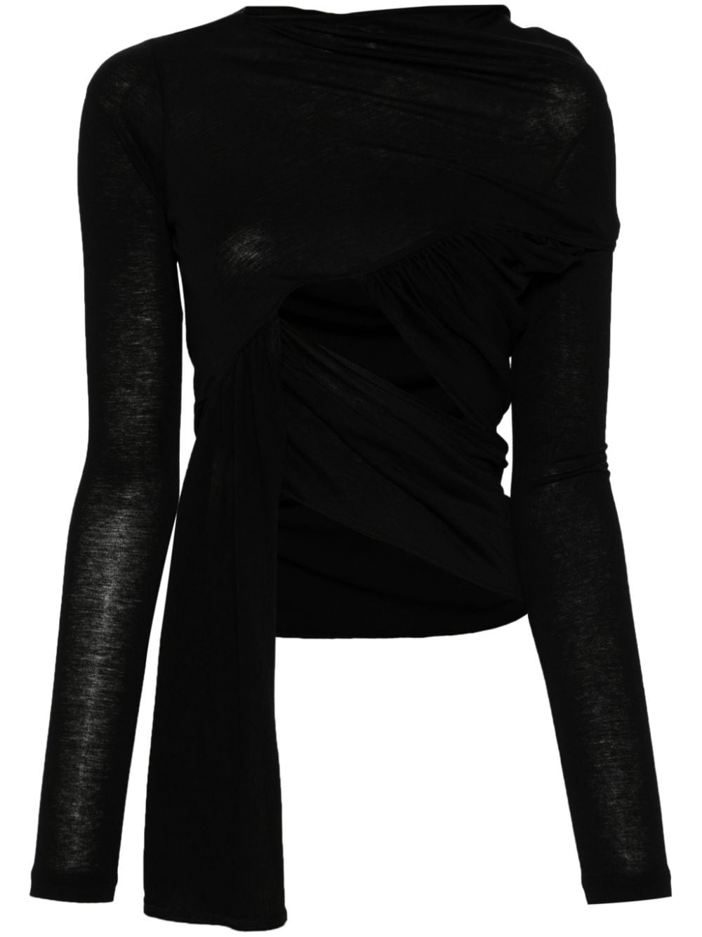 asymmetric cut-out top - 1