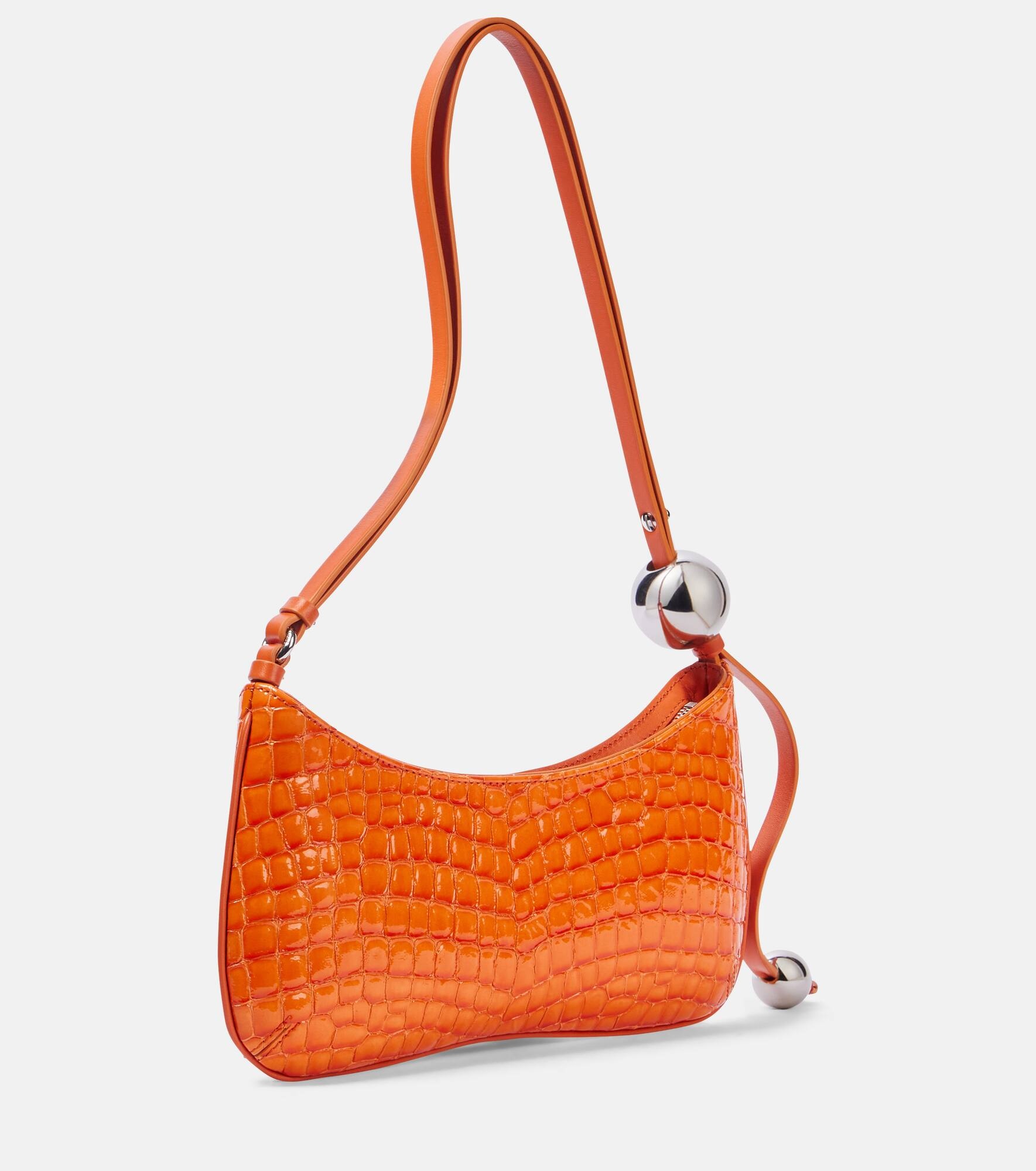 Bisou Perle leather shoulder bag - 4