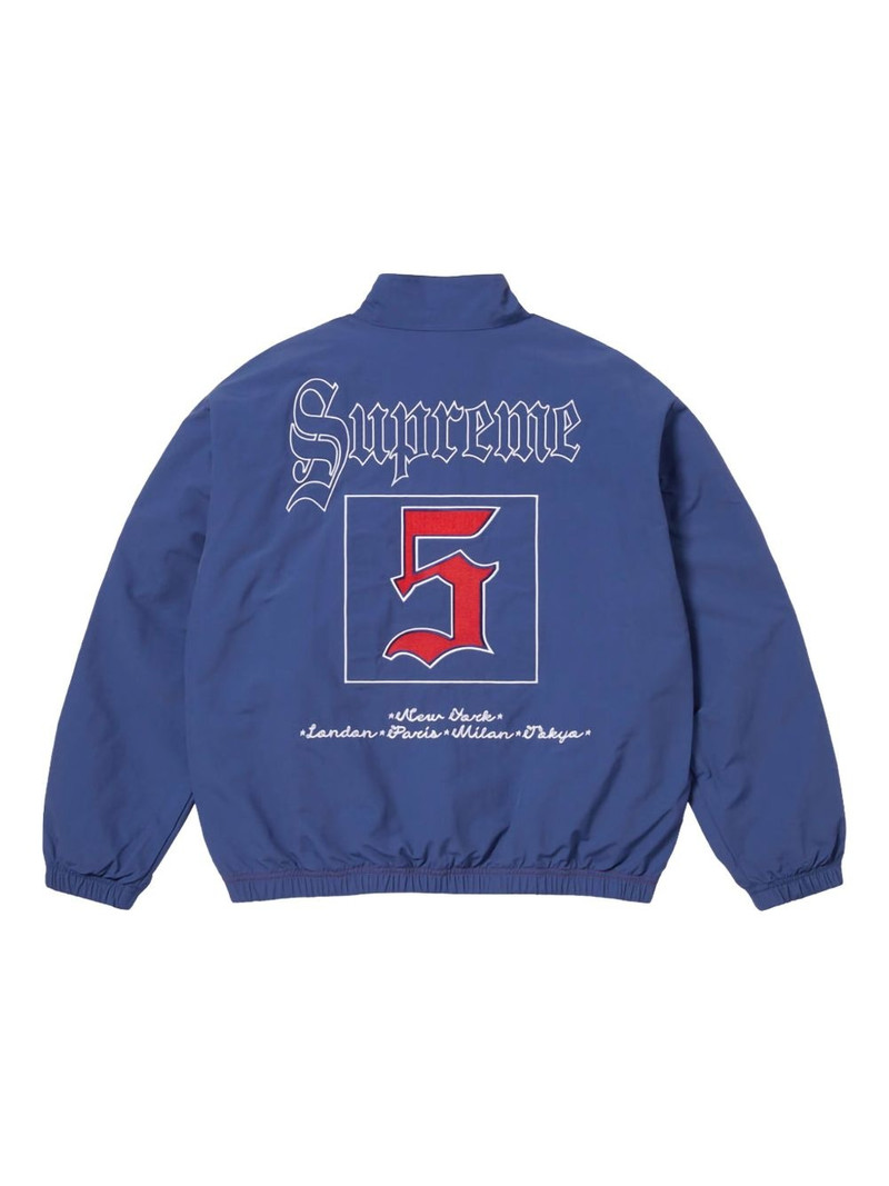 Supreme Old English jacket outlook