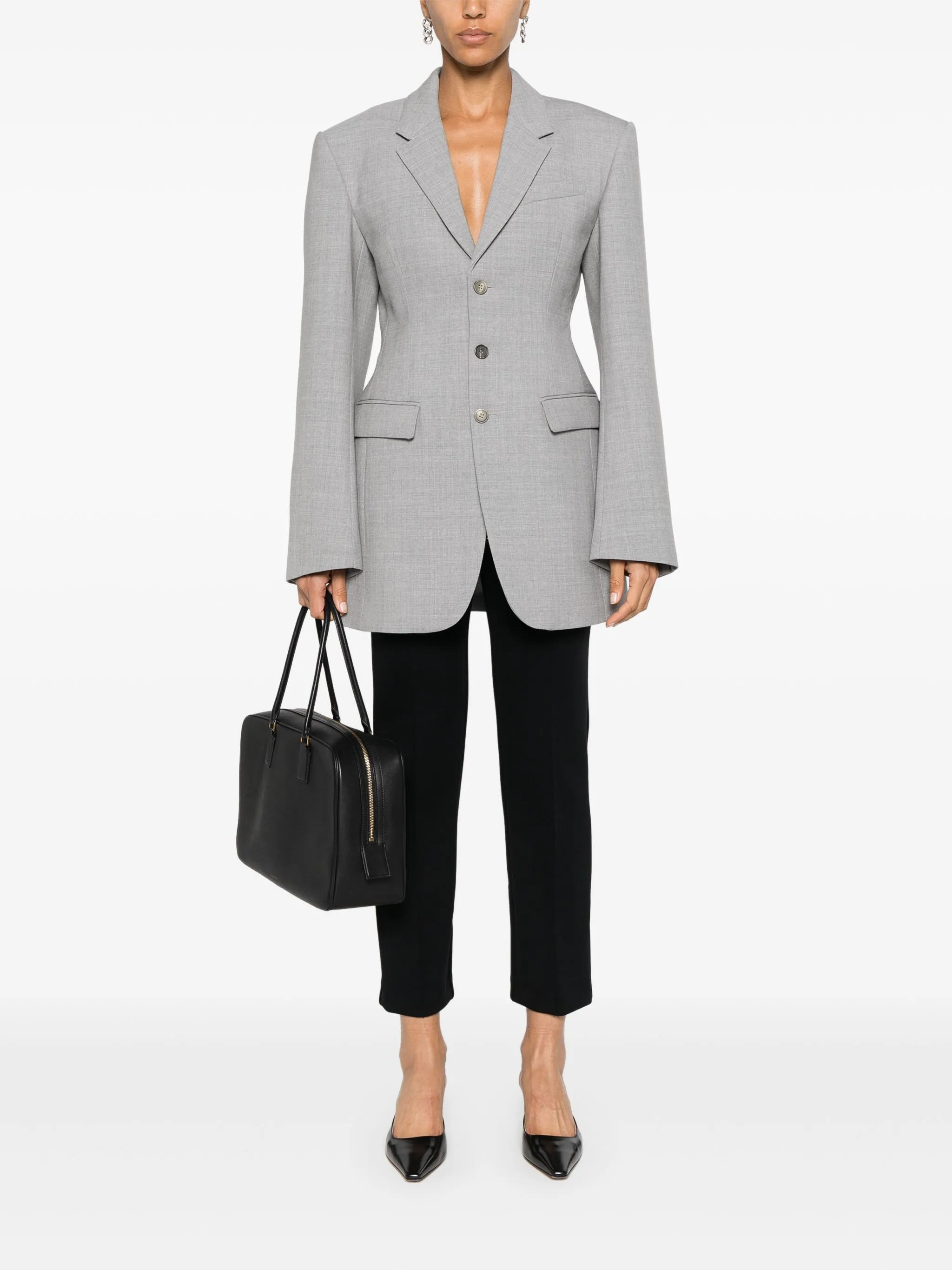 seam-detail trousers - 2