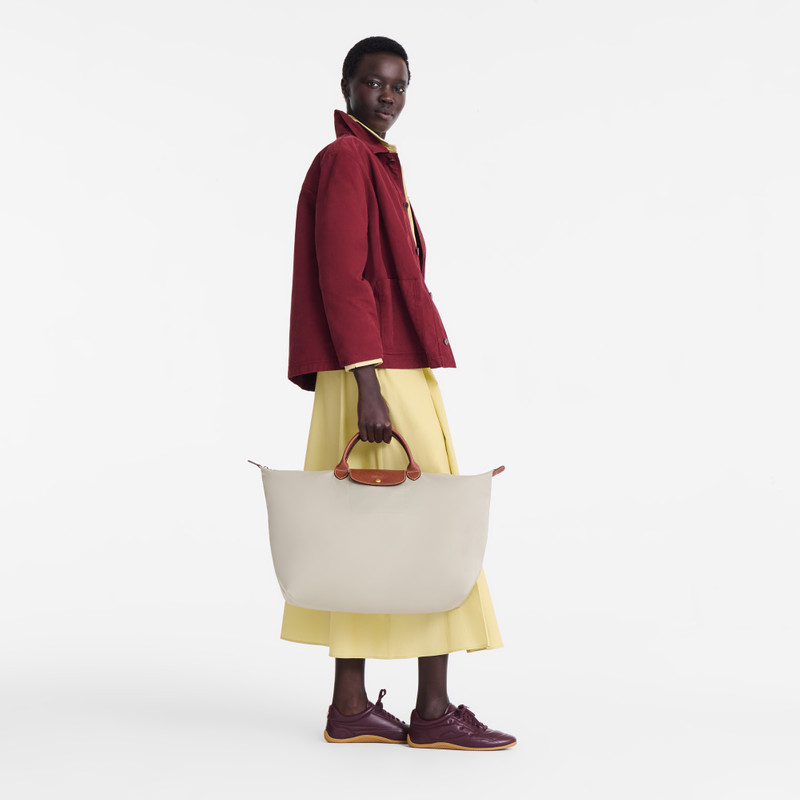 Longchamp Le Pliage Original L Travel bag Pebble - Recycled canvas outlook