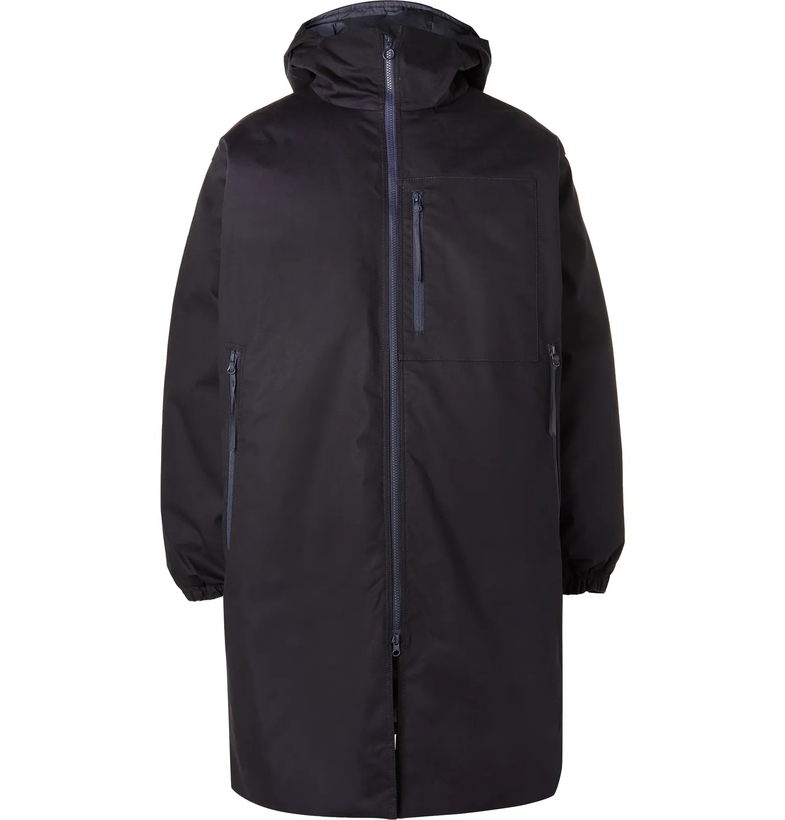 Padded Cotton-Poplin Hooded Down Parka - 1