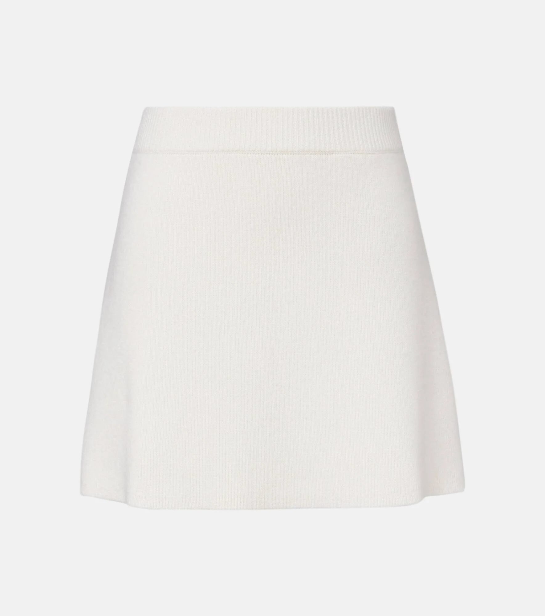 Clare high-rise cashmere miniskirt - 1