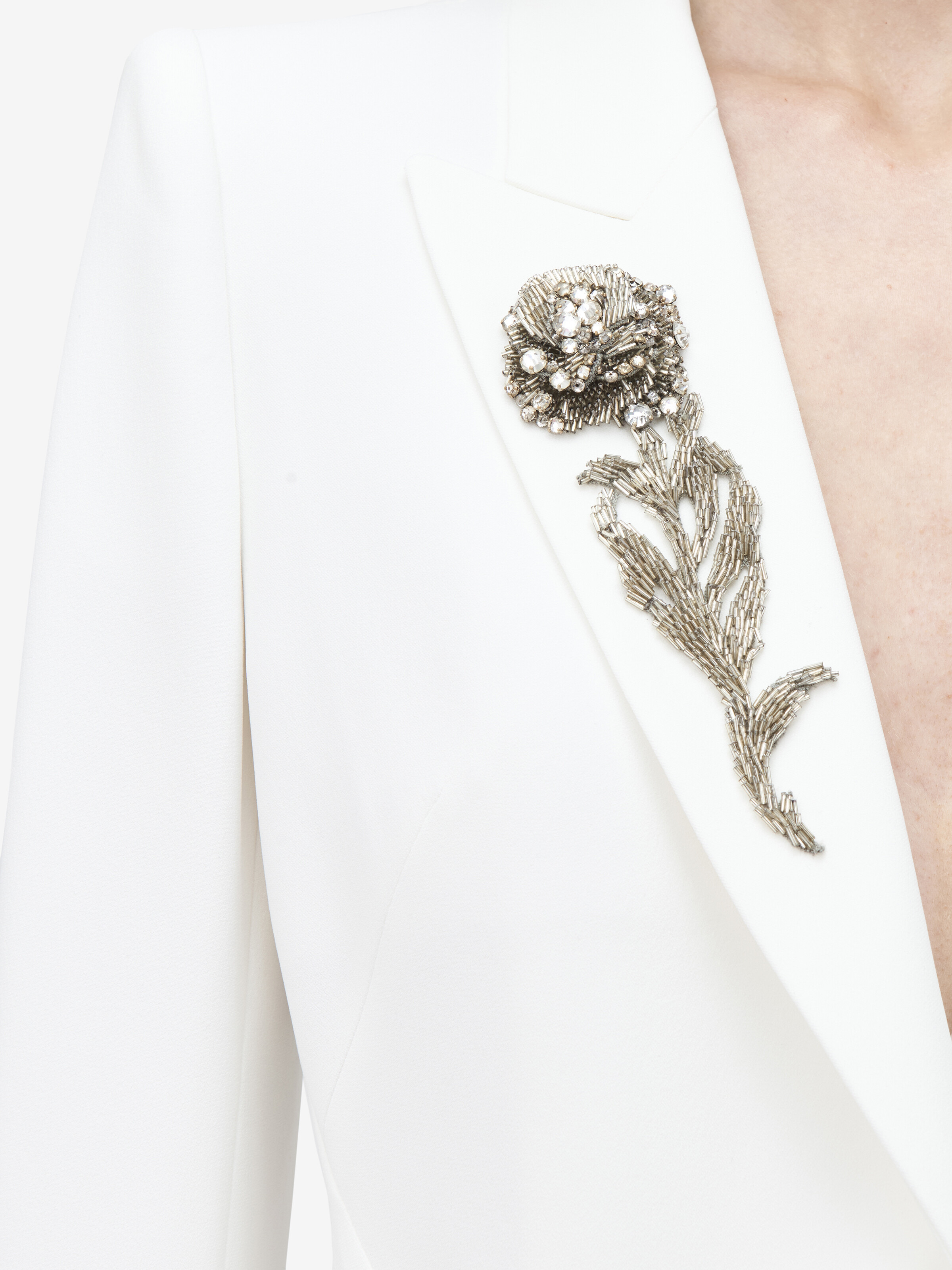 Peak Shoulder Embellished Jacket - 5
