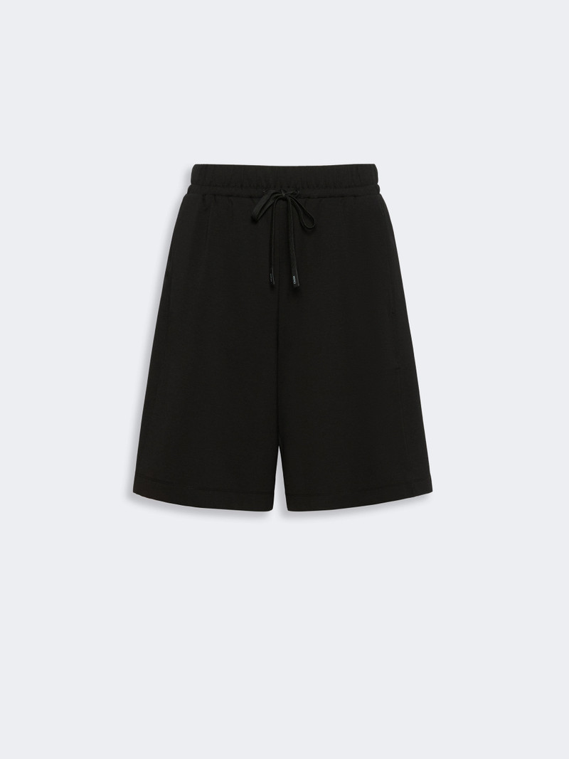 SALPA Milano-knit jersey Bermuda shorts - BLACK 1