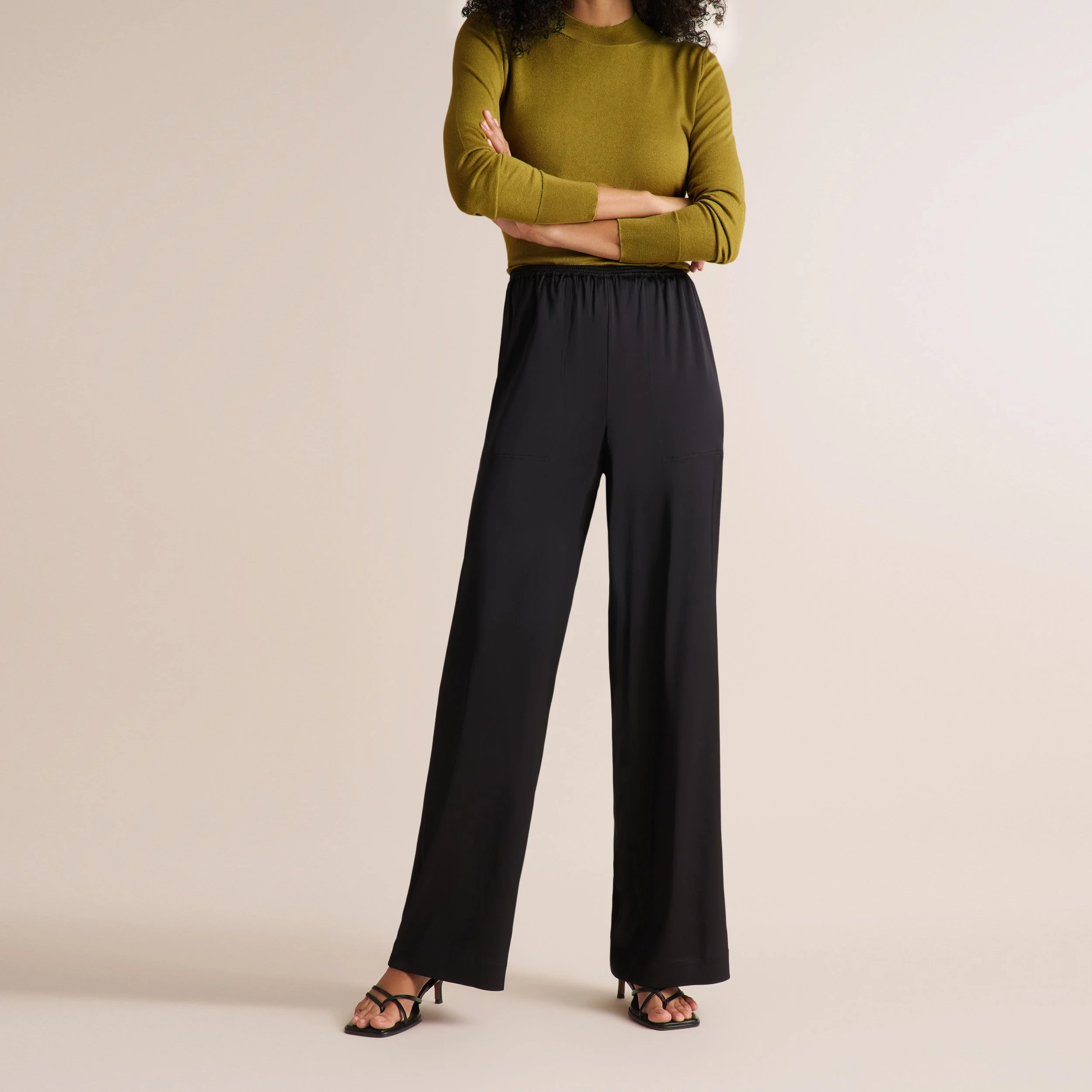 Rumi Off Duty Pant - Everyday Satin - 1