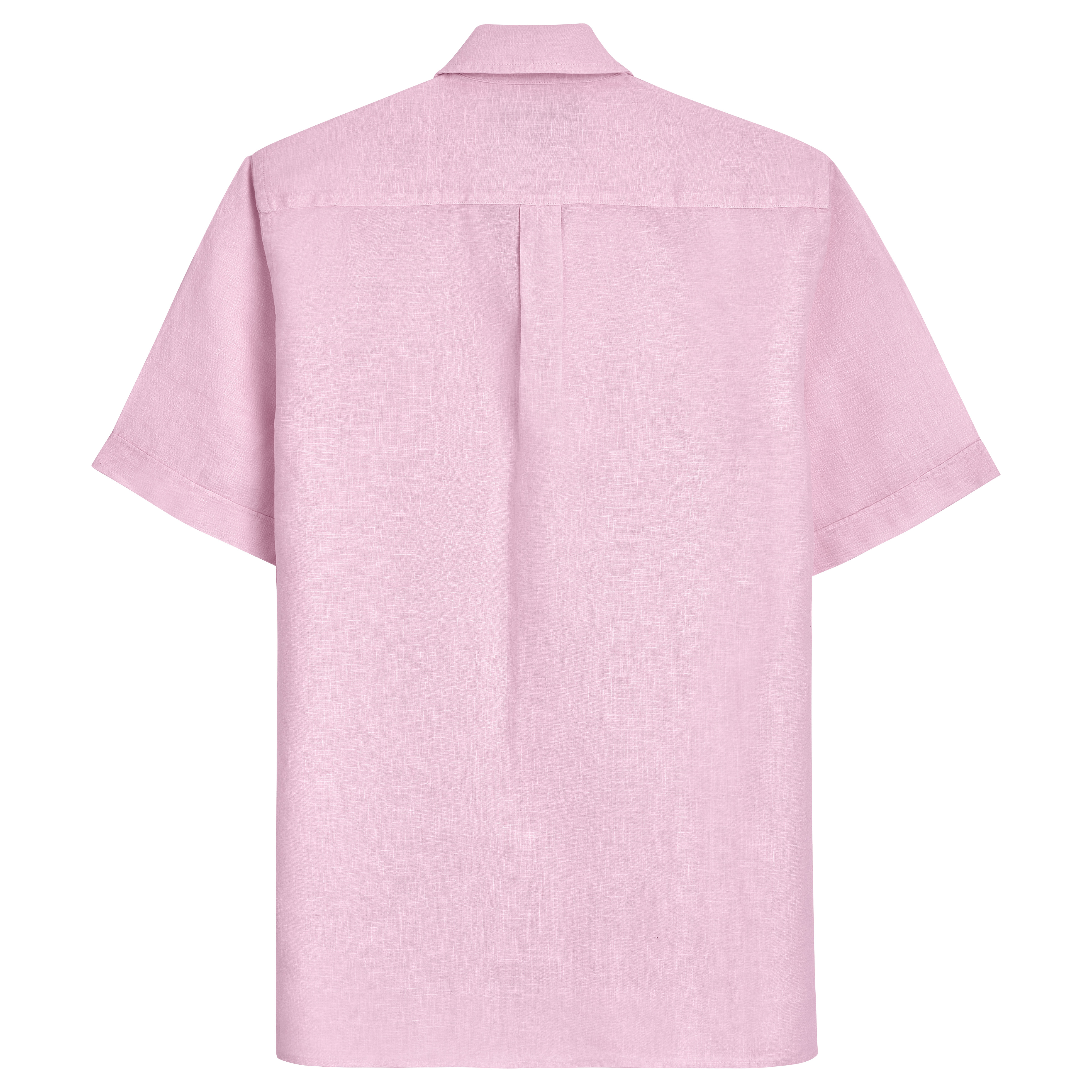 Men Bowling Linen Shirt Solid - 2