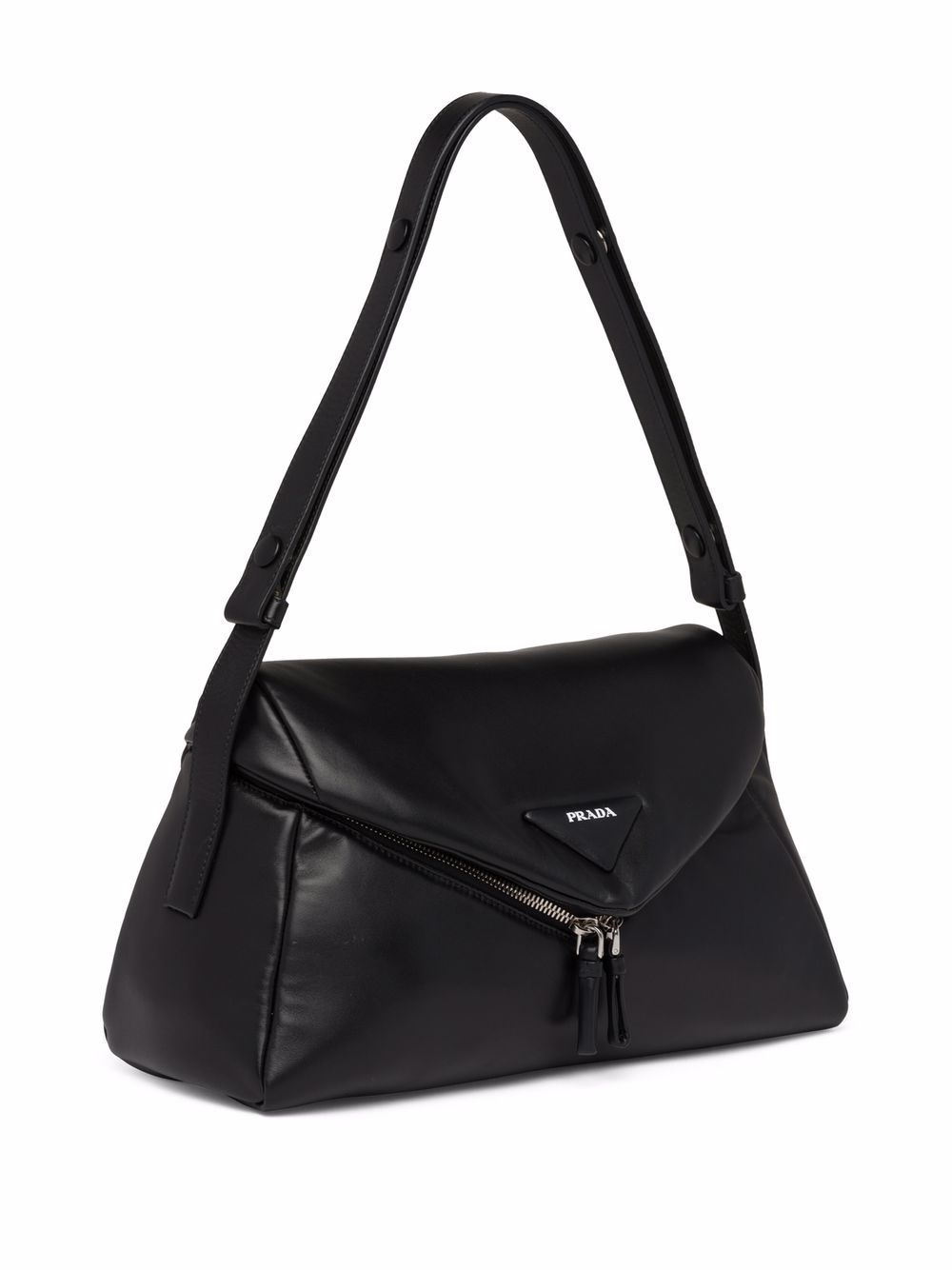 logo-plaque shoulder bag - 4