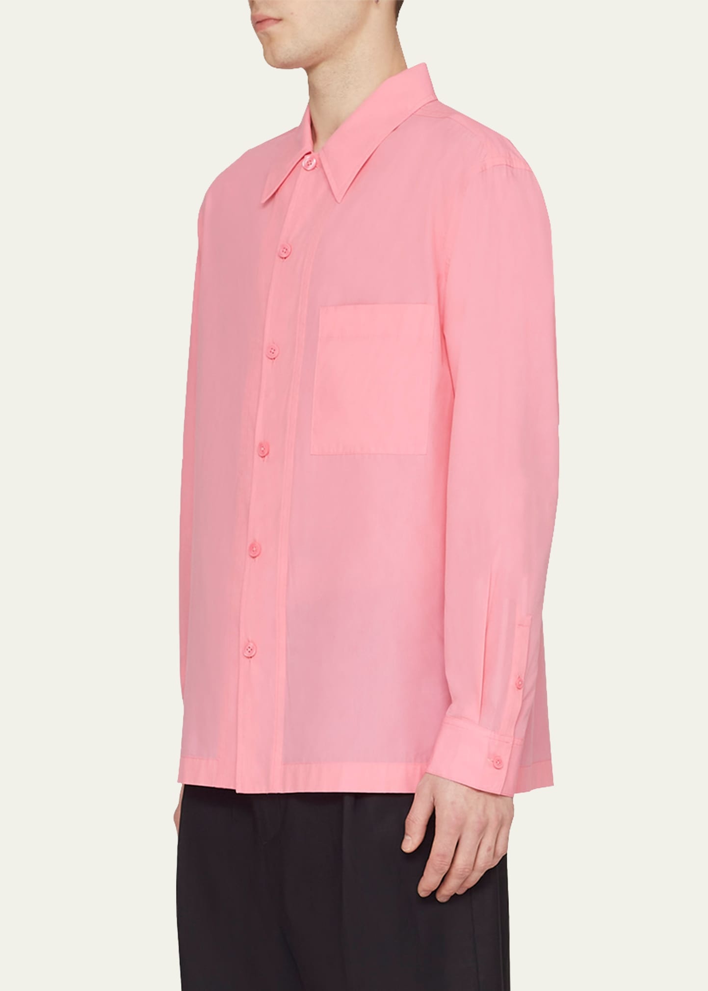 Men's Semi-Sheer Sport Shirt - 5