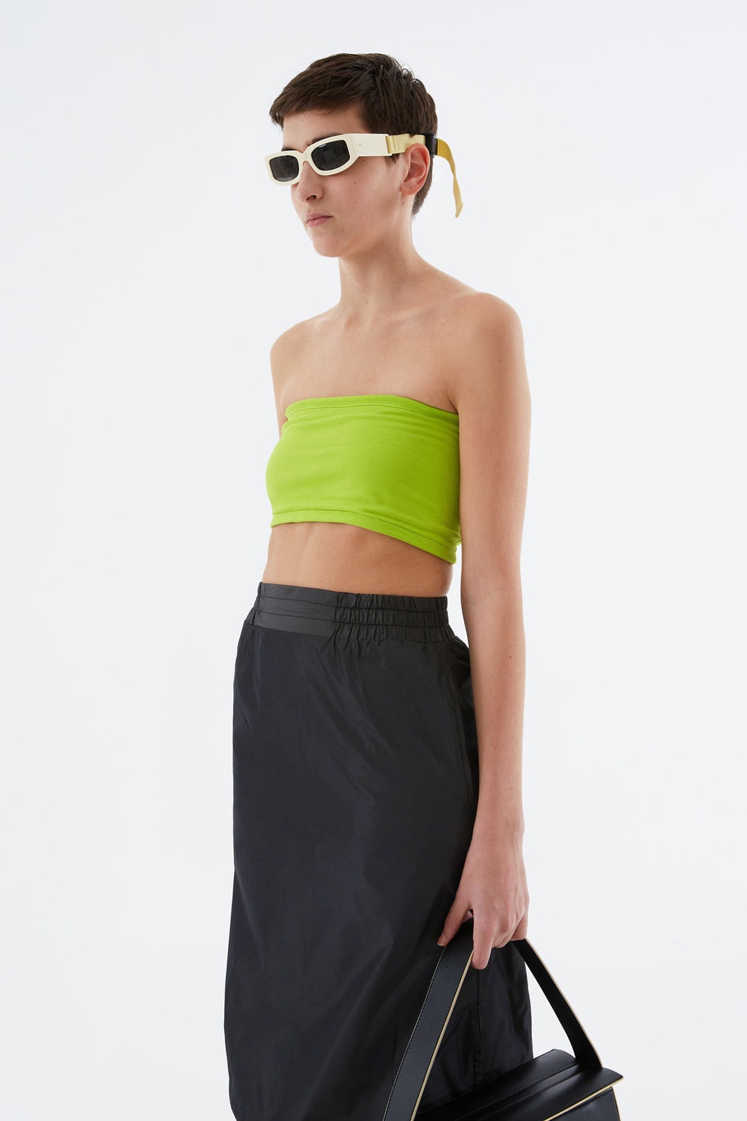 STRIPED BLUE & GREEN REVERSIBLE TOP - 2