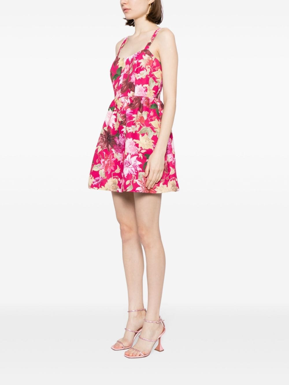 Cora floral-print mini dress - 3