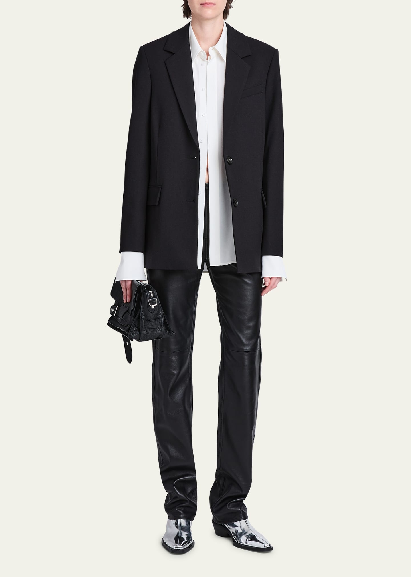 Eva Tropical Wool Blazer Jacket - 2