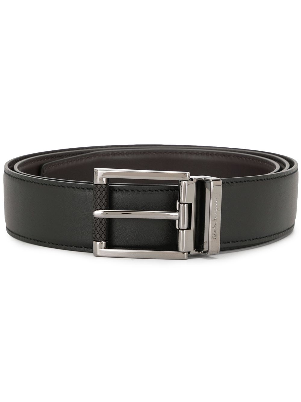 reversible leather belt - 1