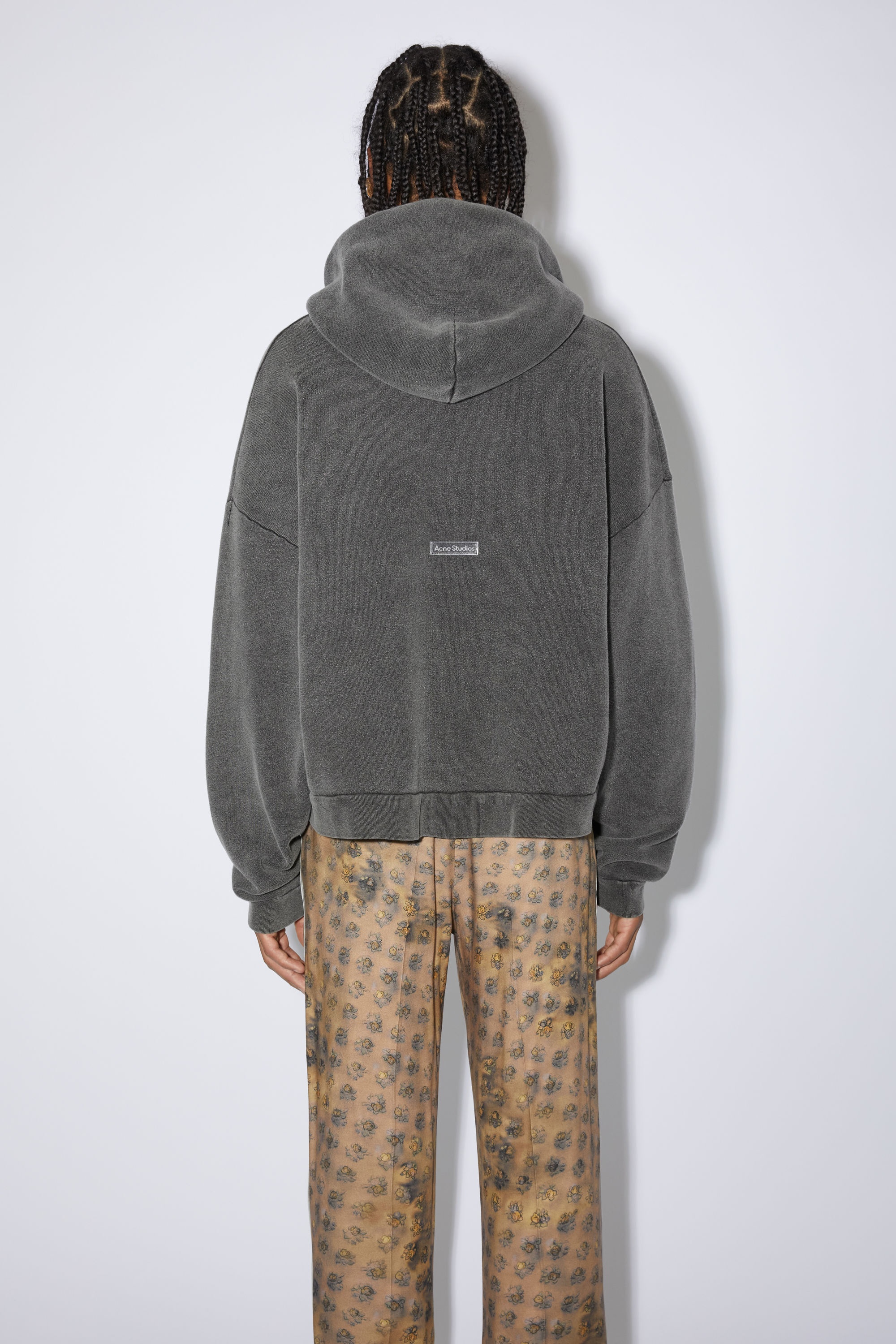 Hooded sweater - Faded black - 4