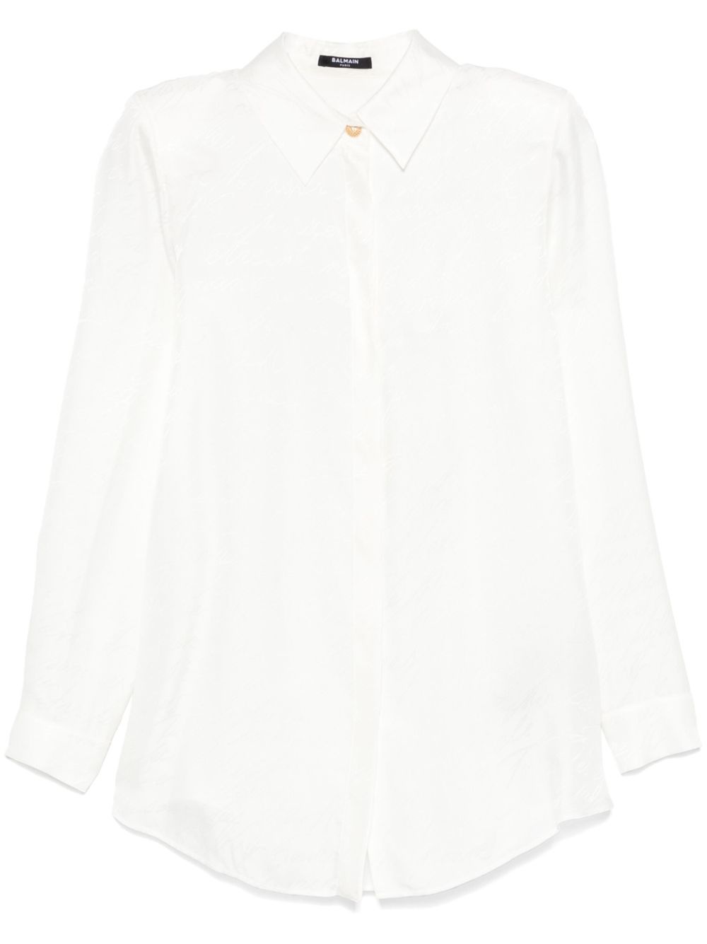 jacquard-pattern shirt - 1