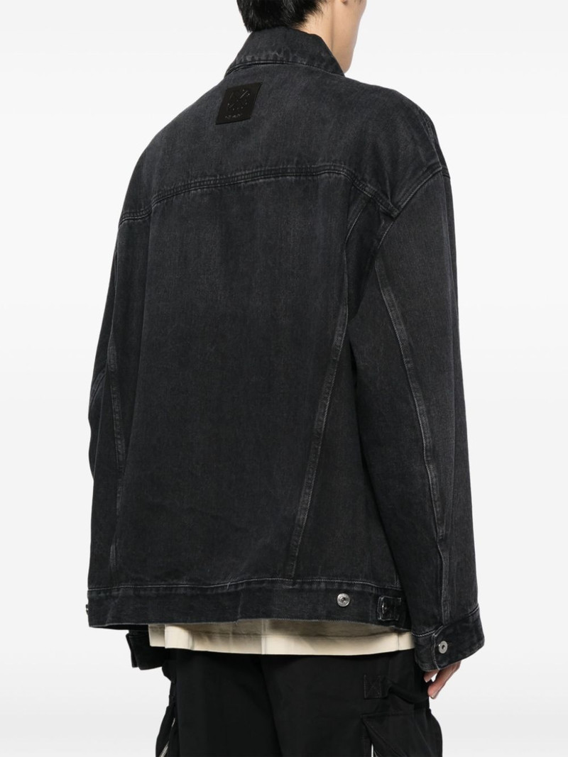 Arrows-motif denim jacket 4