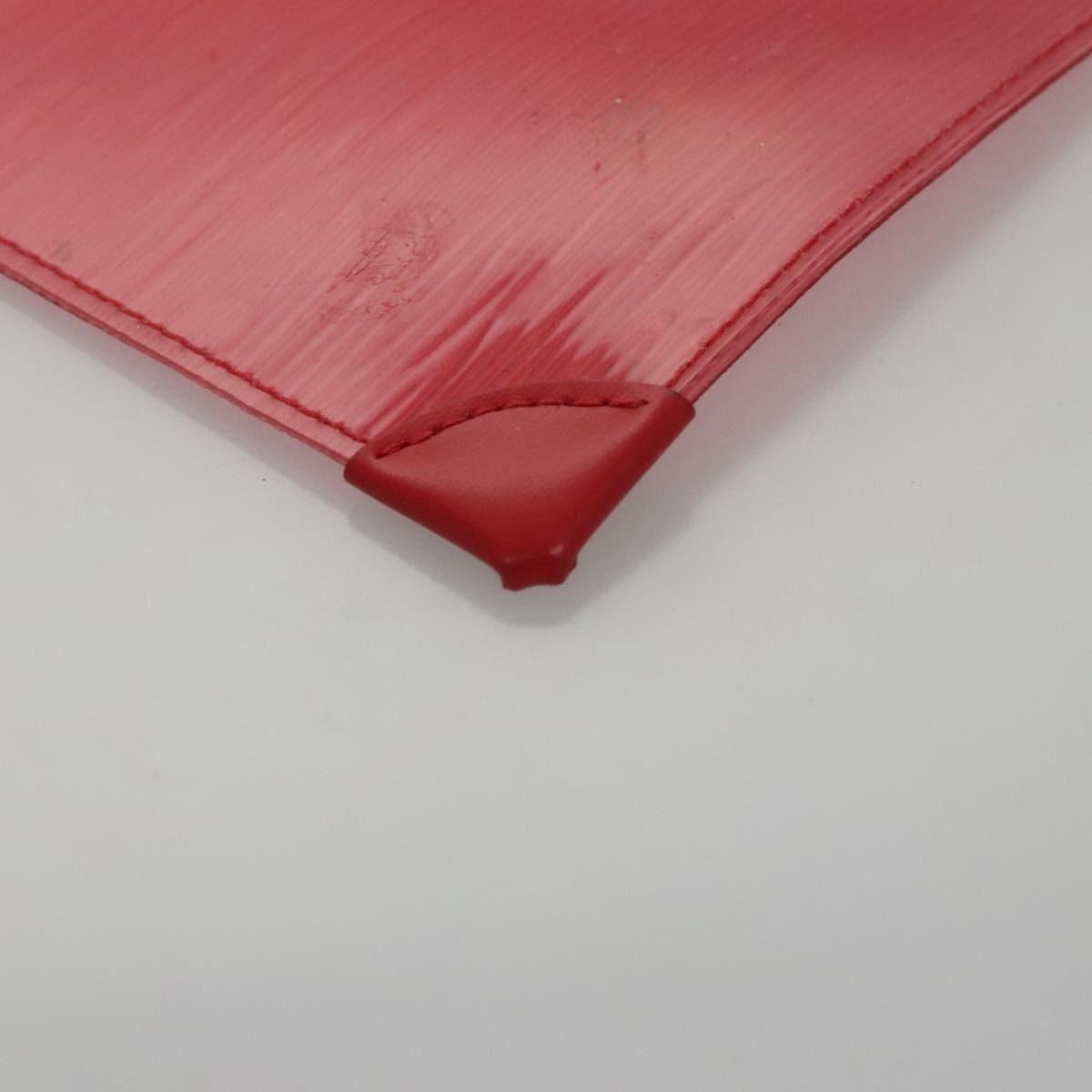 LOUIS VUITTON Epi Plage Via Hand Bag Vinyl Red Grenadine M92152 - 13