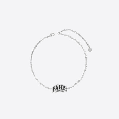 BALENCIAGA Cities Paris Necklace in Silver outlook