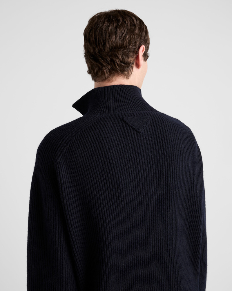 Oversized cashmere polo sweater 6