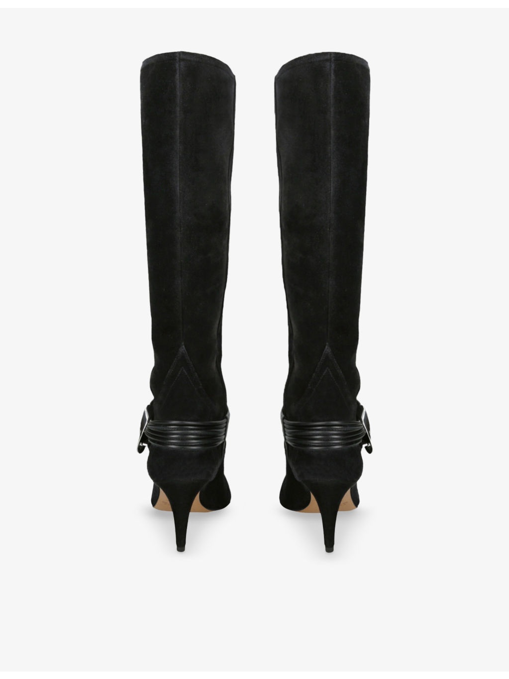 Lestany GZ Suede Heeled Knee-High Boots - 2