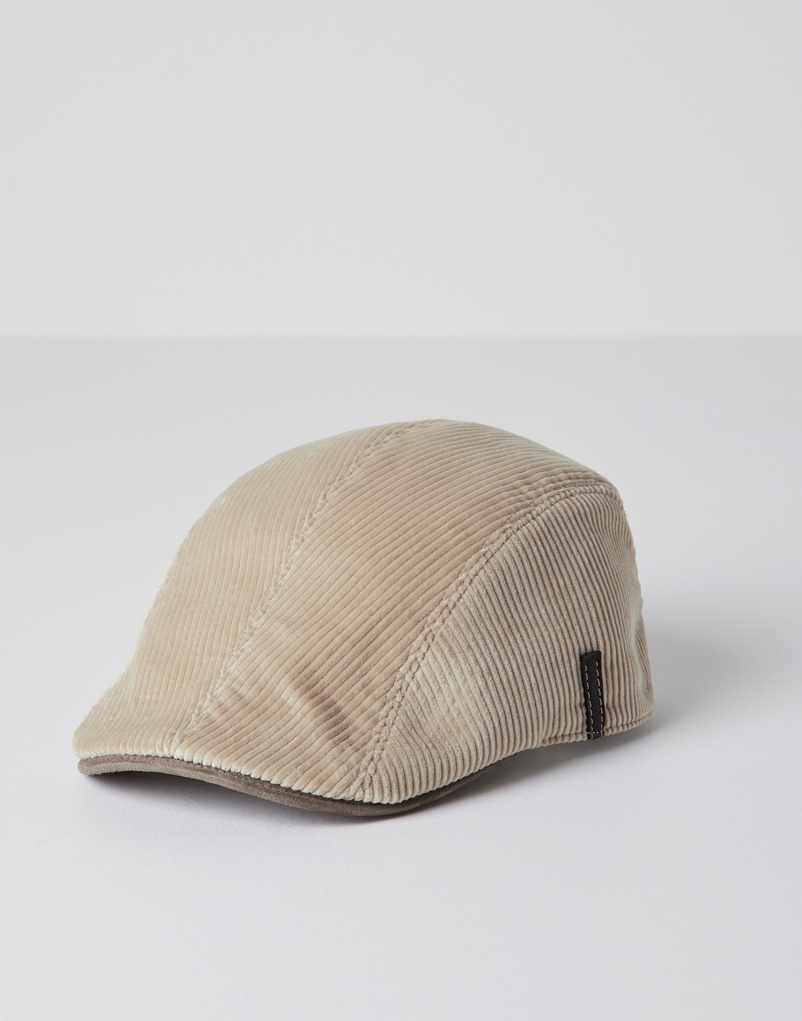 Cotton corduroy flat cap - 1
