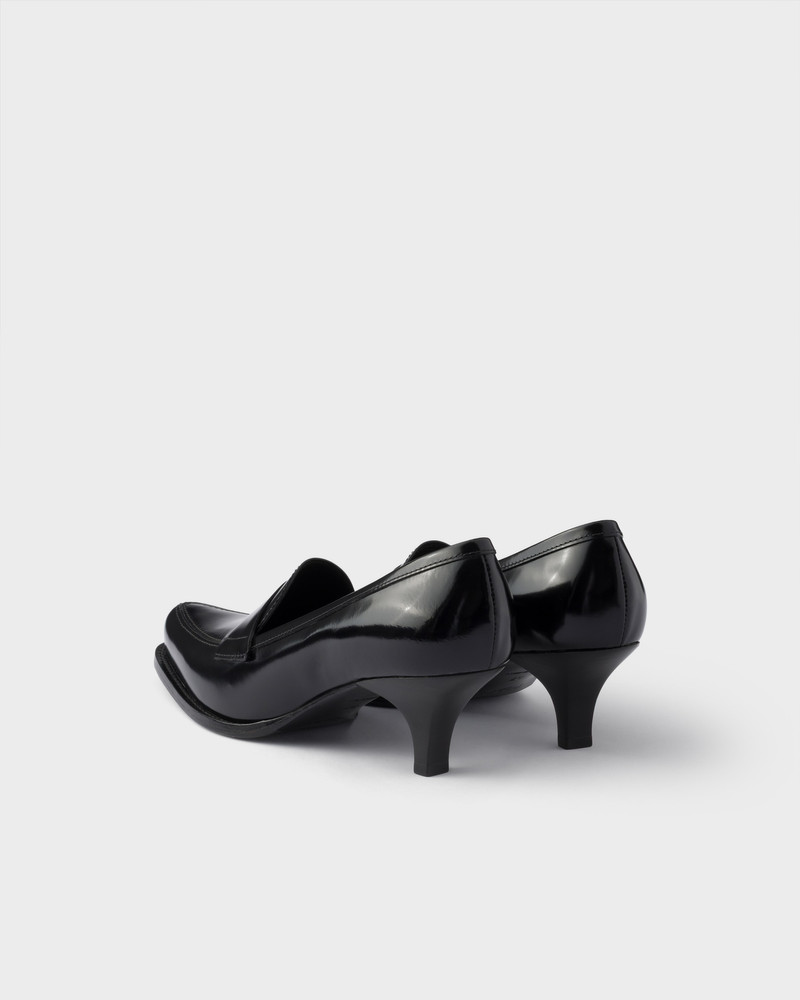 Brushed leather loafers 4