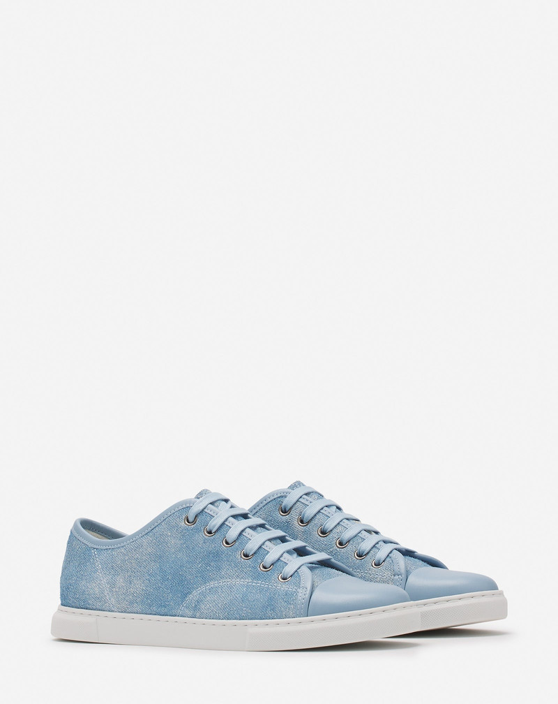 Lanvin DBB1 SNEAKERS IN FADED DENIM outlook
